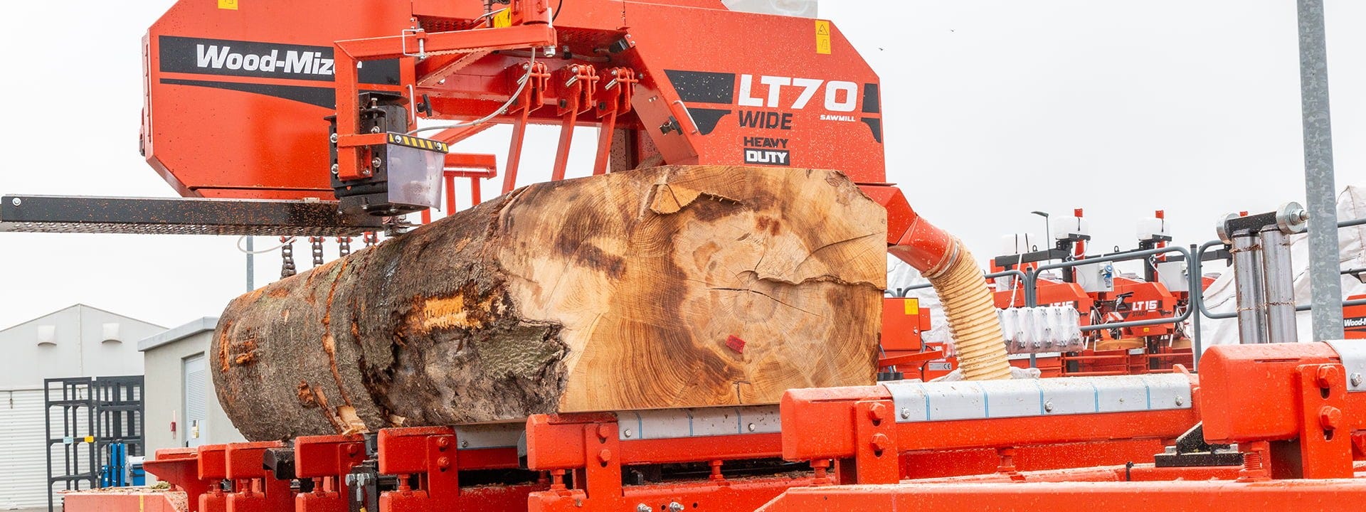 Fokus på produktivitet: Wood-Mizers sågverkslinje LT70 HD